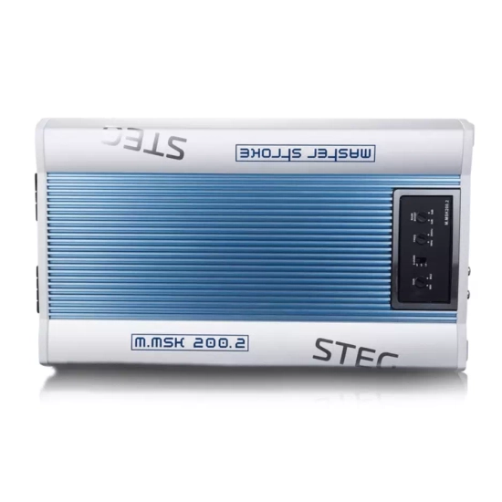 Steg M.MSK200.2 Wzmacniacz 2-kanałowy klasy D Hi-End Car Audio.